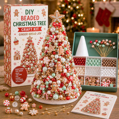 🎄 DIY Beaded Christmas Tree Craft Kit